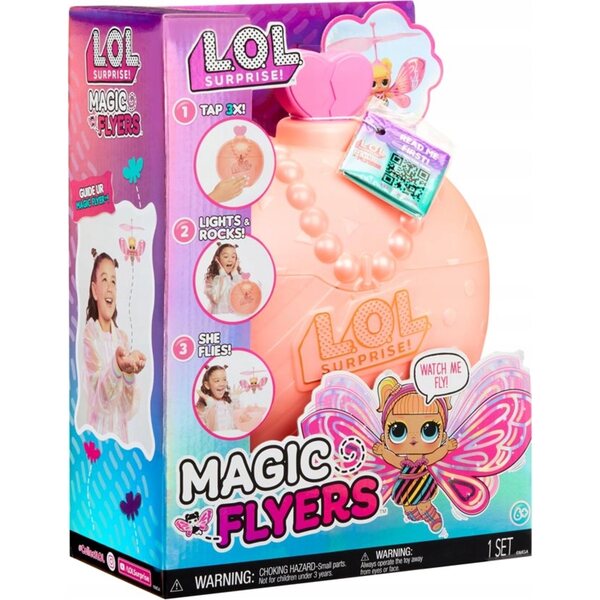 LOL Surprise Magic Wishies Flying Doll Pink Wings med USB-styret flyvning
