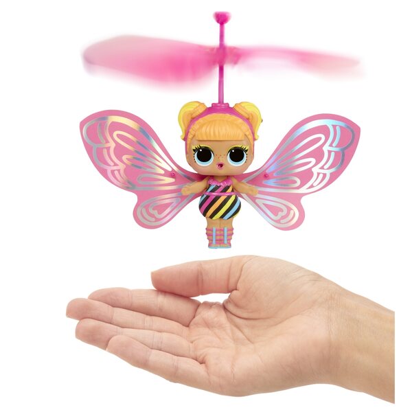 LOL Surprise Magic Wishies Flying Doll Pink Wings med USB-styret flyvning