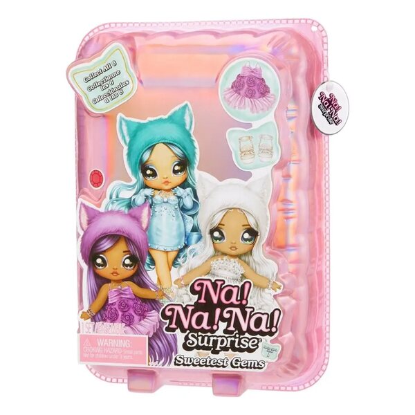 NaNaNaNa Surprise Marina Tealstone - Minipop met accessoires en witblauw haar