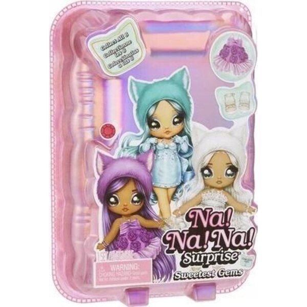 NaNaNaNa Surprise Marina Tealstone - Minipop met accessoires en witblauw haar