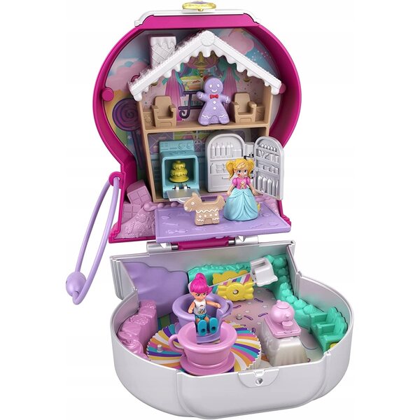 Polly Pocket Casa Macchina Masticatrice di Gomma 12,6 cm in Plastica Multicolore