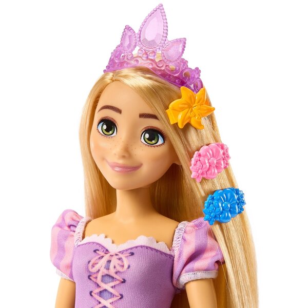 Set Bambole Disney Principesse Rapunzel e Flynn con Accessori Originali
