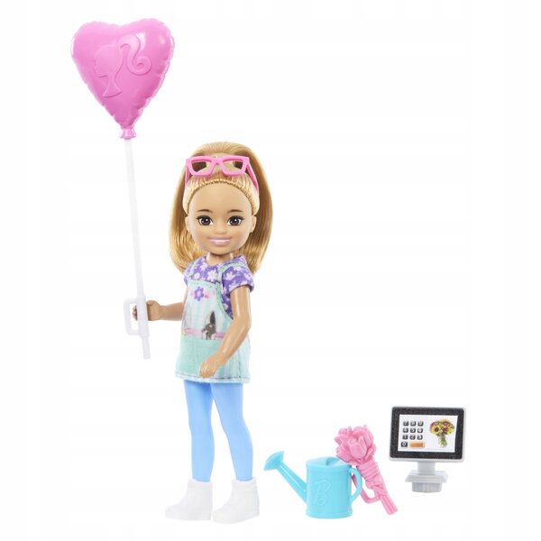 Barbie Chelsea Karriera Flower Girl – Blumenmädchenpuppe mit Zubehör