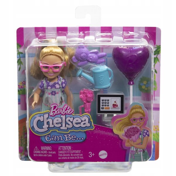 Barbie Chelsea Karriera Flower Girl – Blumenmädchenpuppe mit Zubehör