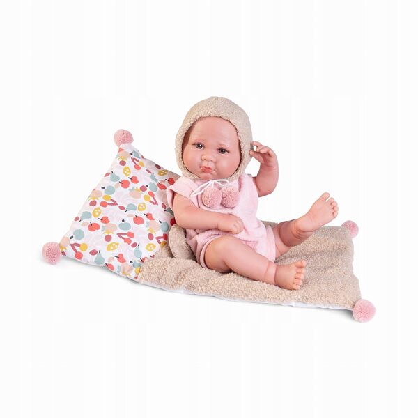 Laletta Antonio Juan Luca Neugeborenes 42 cm mit Schlafsack und weicher Kleidung
