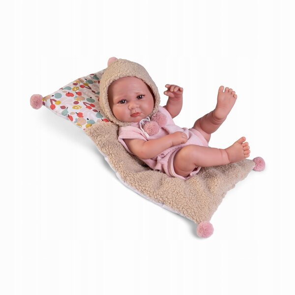 Laletta Antonio Juan Luca Neugeborenes 42 cm mit Schlafsack und weicher Kleidung