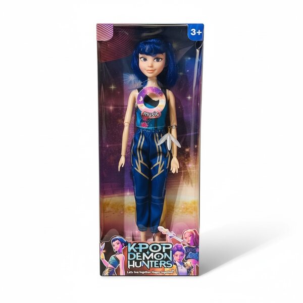 Bambola Zoey Demon Hunters da 30 cm con abito alla moda e arti mobili