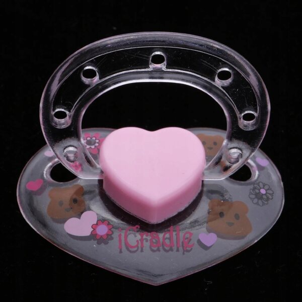 Set 3 ciucci magnetici decorativi per bambole reborn 5x3,5 cm