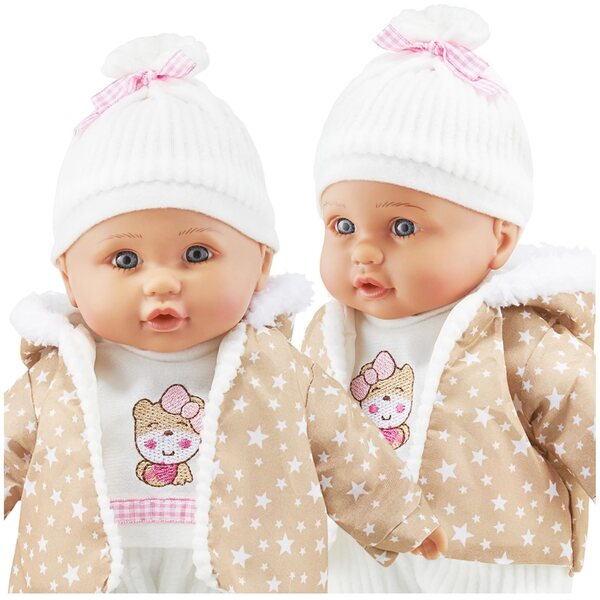 La bambola interattiva Smily Play Julka beige da 32 cm insegna 120 parole in PL e EN