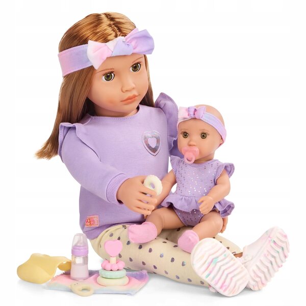 46 cm große Tory-Puppe mit kleiner Schwester und Zubehör von Our Generation