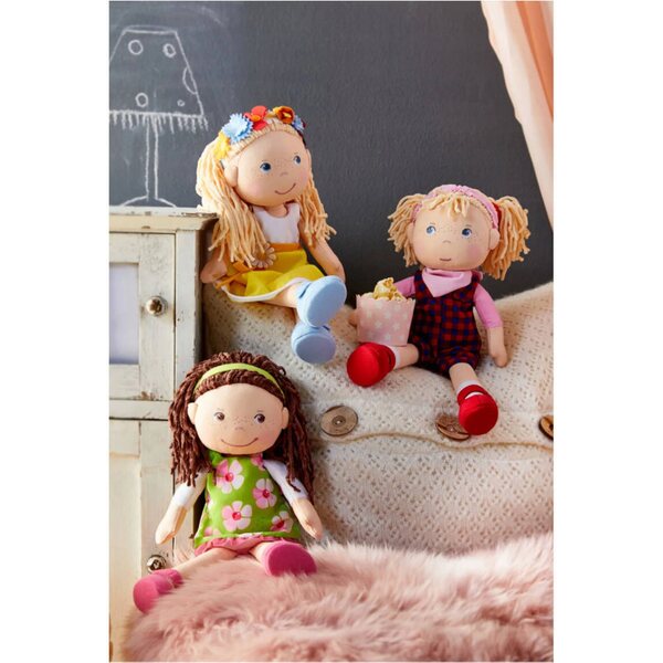 Lalùccia Szmacianka Haba Coco 30 cm - Morbida e Lavabile per Bambini 18m+