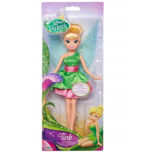 Disney Fairies Tinkerbell-Puppe im klassischen Kleid, 25 cm, für Kinder ab 4 Jahren