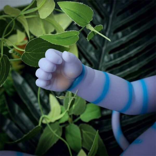 50 cm große, realistische, wiedergeborene Baby-Avatar-Puppe aus Silikon-Vinyl
