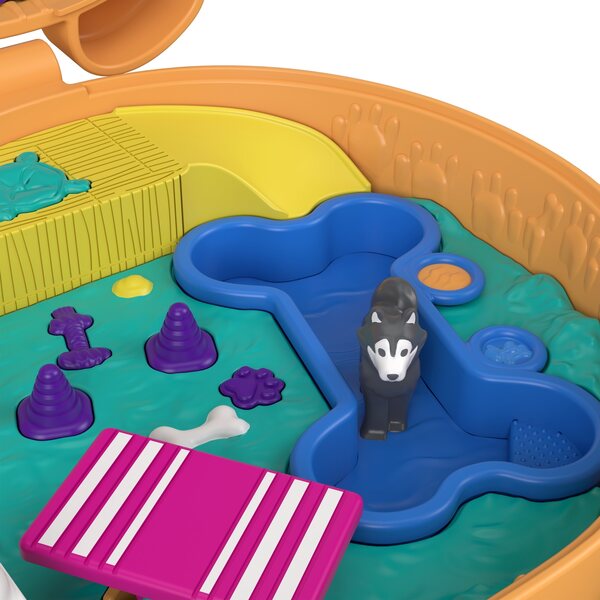 Polly Pocket Set con Cane Corgi e Accessori in Borsetta - Gioco per Bambini 4+
