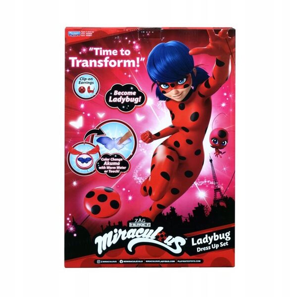 Costume Miraculous Biedronka per Bambini con Accessori Originali 32 cm