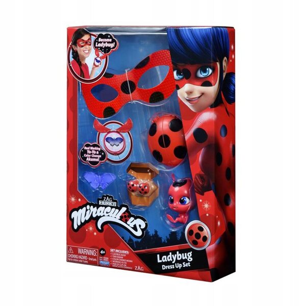 Costume Miraculous Biedronka per Bambini con Accessori Originali 32 cm