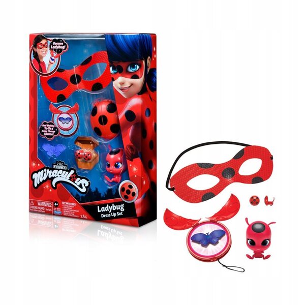 Costume Miraculous Biedronka per Bambini con Accessori Originali 32 cm