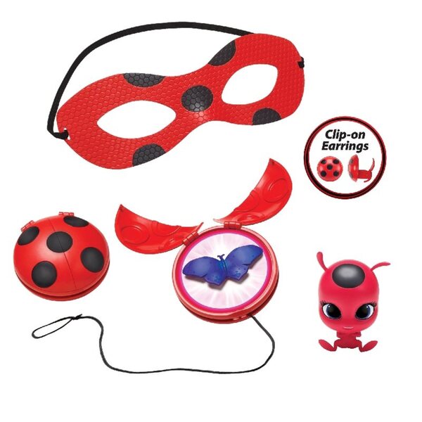 Costume Miraculous Biedronka per Bambini con Accessori Originali 32 cm