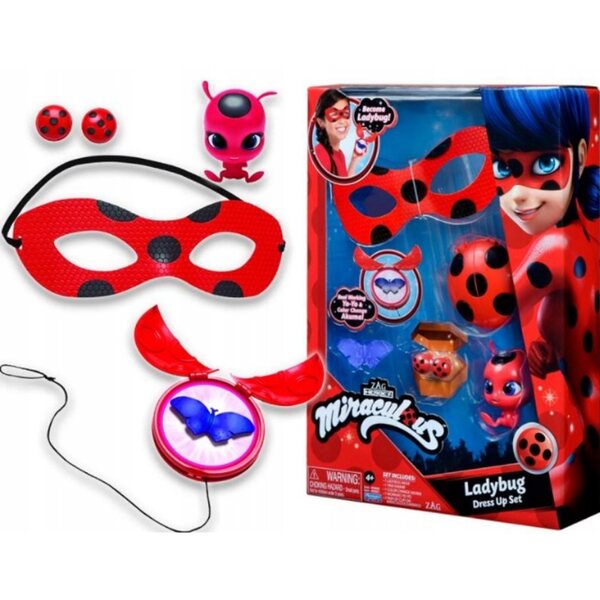 Costume Miraculous Biedronka per Bambini con Accessori Originali 32 cm