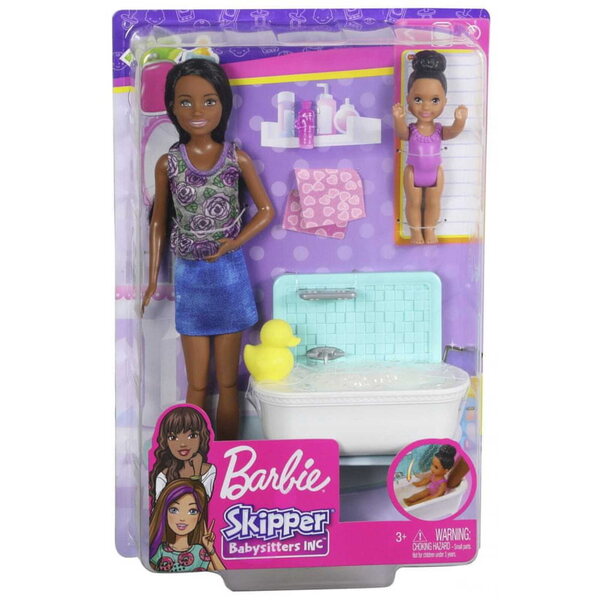 Barbie Skipper Club Opiekunki – Puppenset mit Zubehör für Kinder
