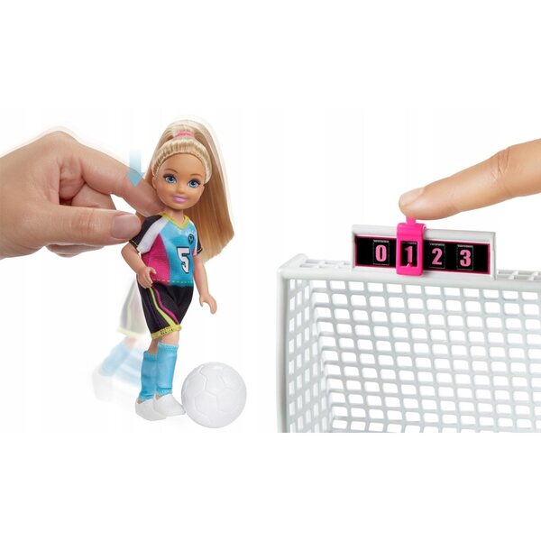 Barbie Chelsea con set da calcio e accessori ispirata a Dreamhouse Adventures