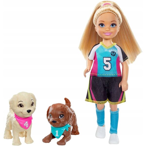 Barbie Chelsea con set da calcio e accessori ispirata a Dreamhouse Adventures
