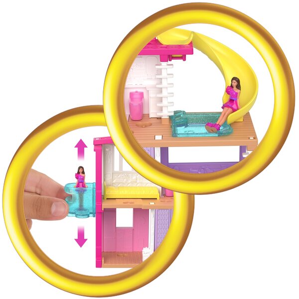 Barbie Mini BarbieLand mit Minihaus, Minipuppe und Zubehör für Kinder ab 4 Jahren
