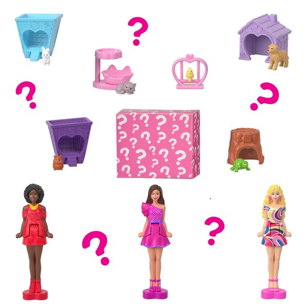 Barbie Mini BarbieLand mit Minihaus, Minipuppe und Zubehör für Kinder ab 4 Jahren