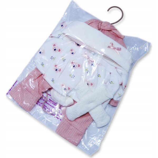 Llorens M740-96 Kleding voor pasgeboren pop 40-42 cm Wit