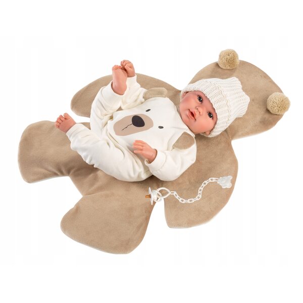 Bambola spagnola Llorens Baby Osito 36 cm con effetto pianto e materiale morbido