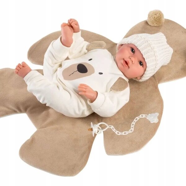 Bambola spagnola Llorens Baby Osito 36 cm con effetto pianto e materiale morbido