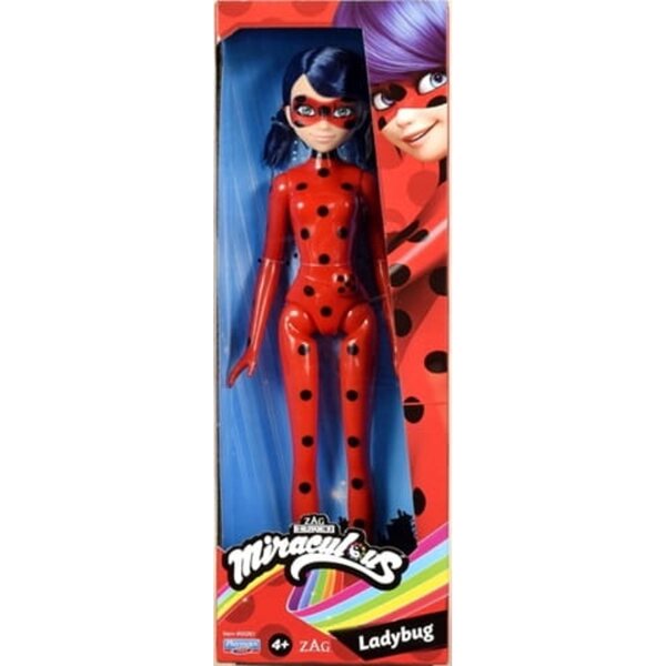 Lalzza Miraculous Biedronka 28 cm Playmates Toys con 5 punti di articolazione