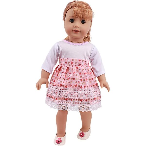 18-Zoll-Puppenkleidung für amerikanische Puppen – komplettes Set aus Freizeitkleidung und Nachthemd