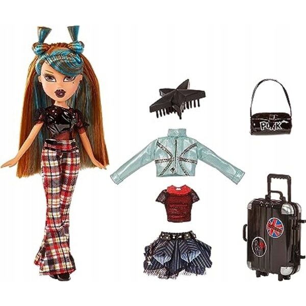 Bambola Bratz Pretty N Punk Yasmin per Bambini dai 3 Anni in Gomma e Plastica
