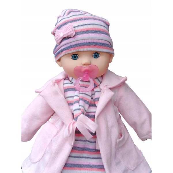 Babypuppe 40 cm Adar, interaktiv, mit Geräuschen und waschbarer Kleidung