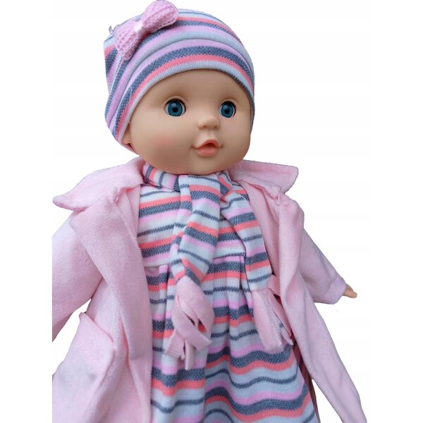 Babypuppe 40 cm Adar, interaktiv, mit Geräuschen und waschbarer Kleidung
