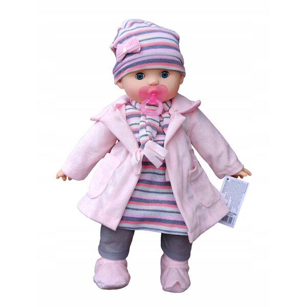 Babypuppe 40 cm Adar, interaktiv, mit Geräuschen und waschbarer Kleidung
