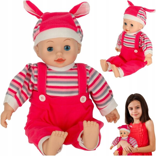 Bambola Maja Bobas 40 cm con Suoni, Morbida e Interattiva per Bambini 3+
