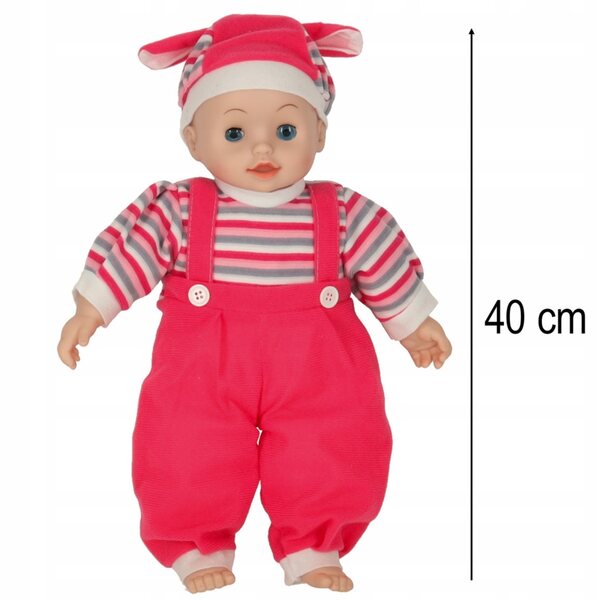 Bambola Maja Bobas 40 cm con Suoni, Morbida e Interattiva per Bambini 3+