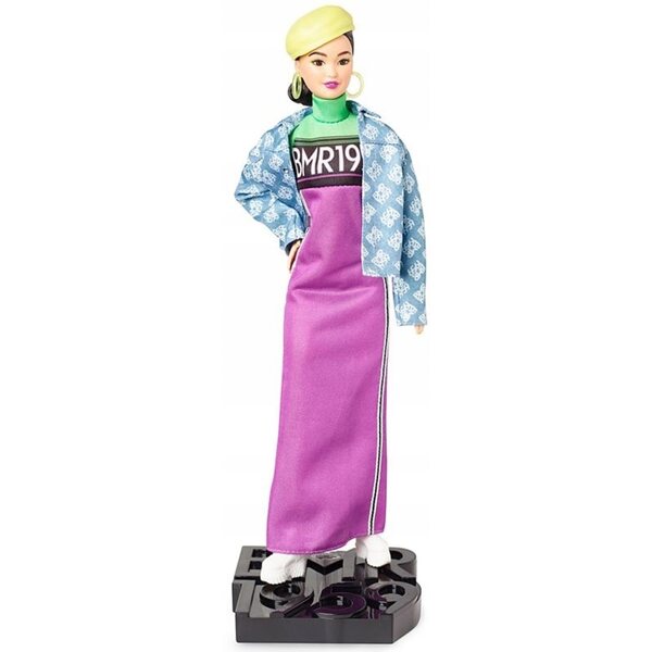 Barbie BMR1959 Deluxe mit Jeansjacke und Neonkleid – Modespielzeug +6