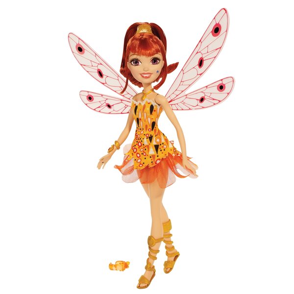 Yuko Mia and Me bambola da 22 cm con ali mobili e accessori Mattel
