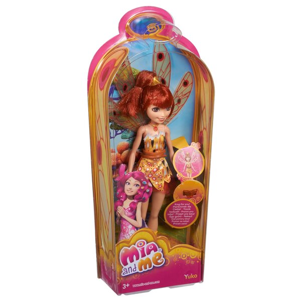 Yuko Mia and Me bambola da 22 cm con ali mobili e accessori Mattel