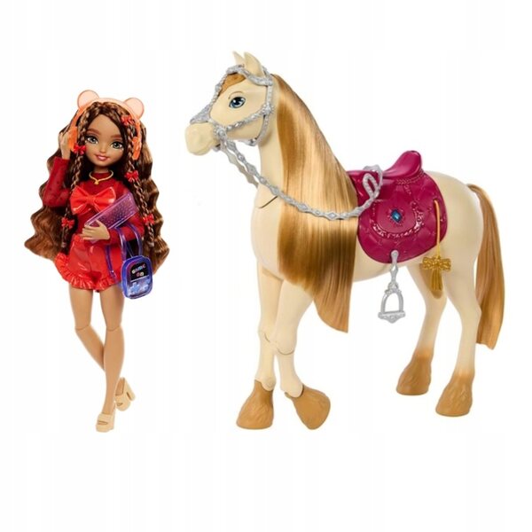 Barbie Malibu Besties mit interaktivem Tornadopferd und Originalzubehör