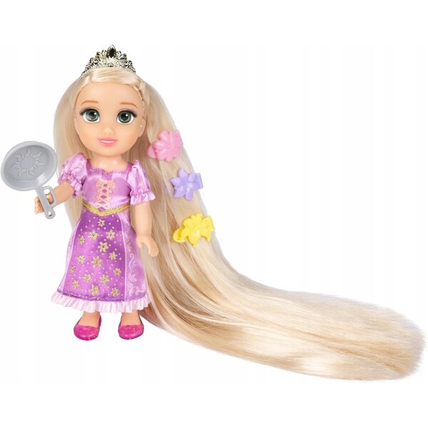 Disney Princess Rapunzel Minipuppe 16 cm mit Accessoires und Kleidung