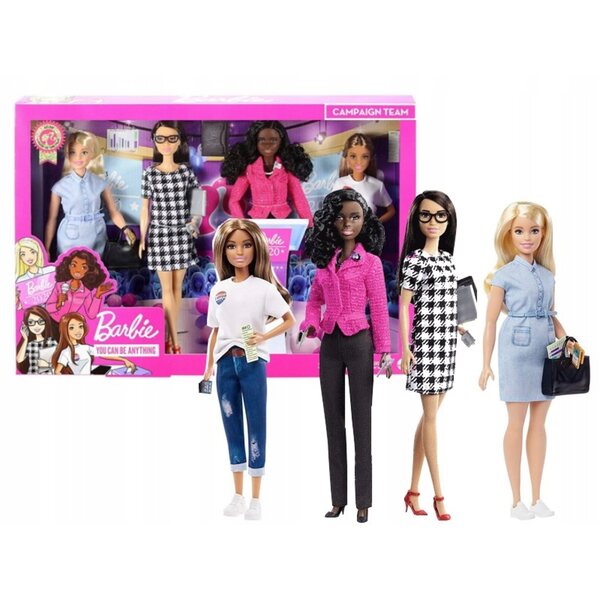 Barbie 4L Set 60 Jahre Karrierebäume – Spiel für Kinder ab 3 Jahren