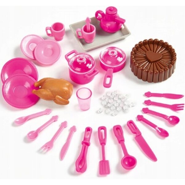 Simba Steffi bambola Love con cucina e 30 accessori per gioco creativo