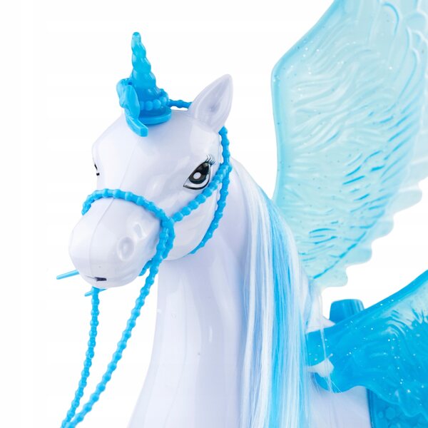 Karoca mit Pegasus und Puppe mit beweglichen Flügeln – Zauberspiel für Kinder ab 3 Jahren