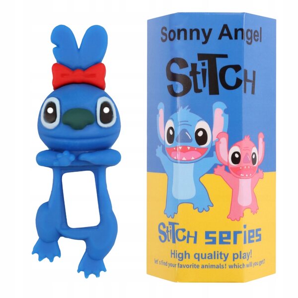 Figurina Mini Sonny Angel Stitch con Adesivo per Telefono, Collezionabile e Sorprendente