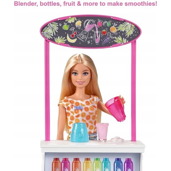 Barbie Barek Smoothie con Accessori e Cubetti Cambia Colore per Bambini