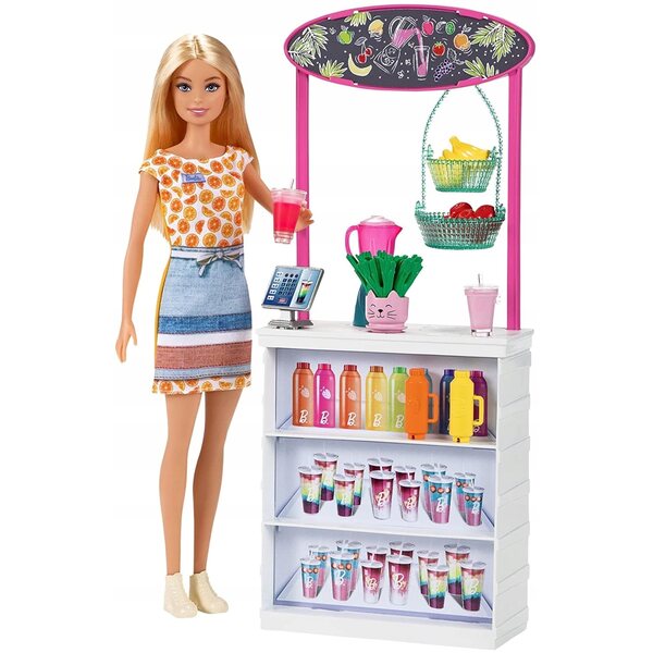 Barbie Barek Smoothie con Accessori e Cubetti Cambia Colore per Bambini